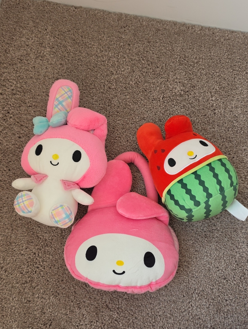 My Melody Plushies + Purse